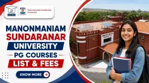 Manonmaniam Sundaranar University PG Courses List and Fees 2026